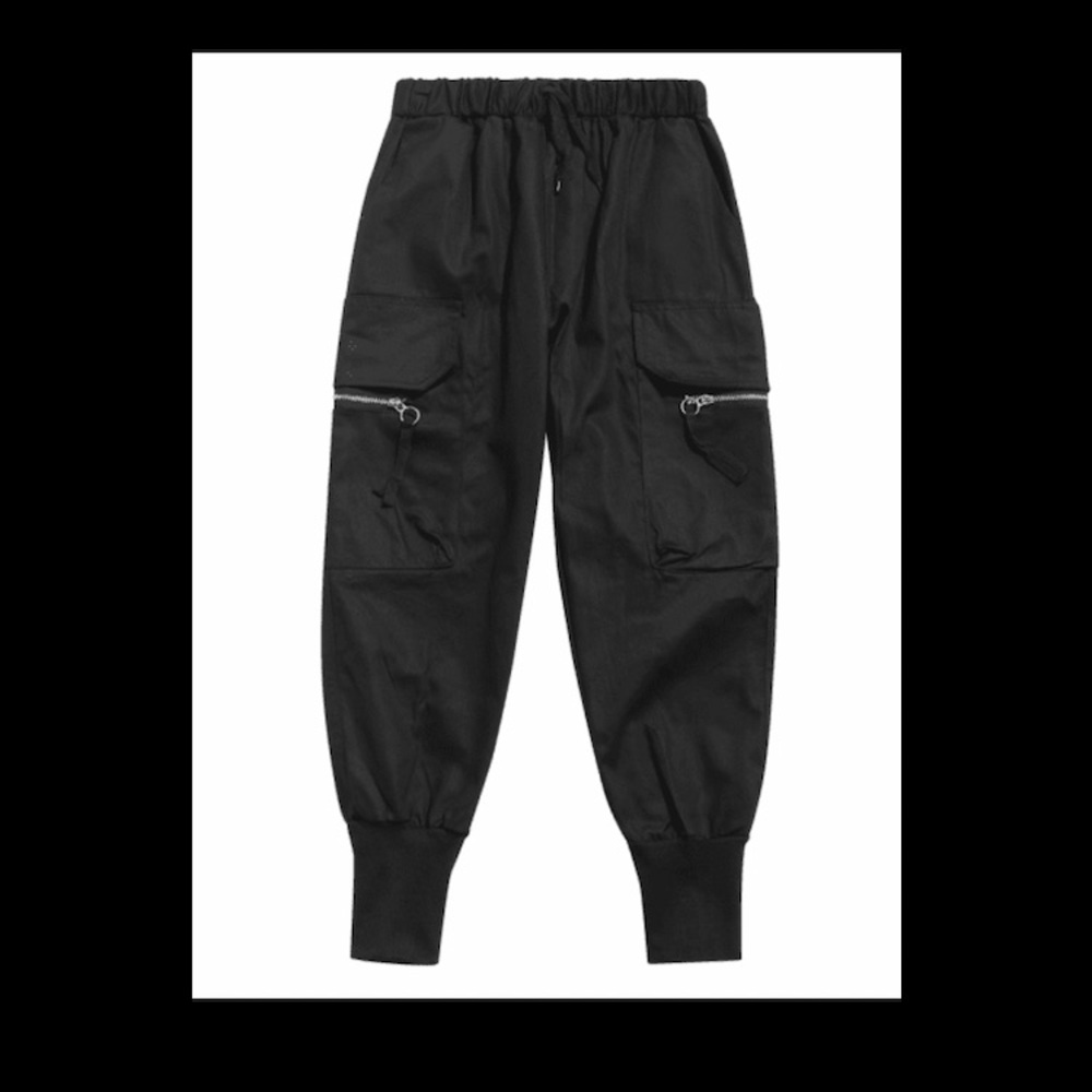 Side Zipper Streetwear Pants/Joggers